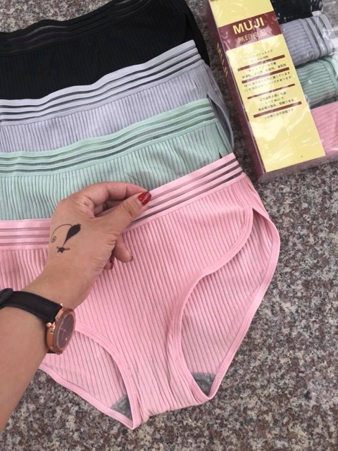 SET 4 QUẦN CHIP MUJI TĂM TRE - XUẤT NHẬT loại 1 (ảnh thật + video) | BigBuy360 - bigbuy360.vn