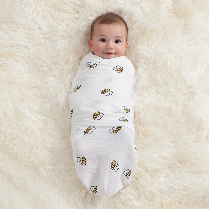 Ủ kén cho trẻ sơ sinh SwaddleMe 100% cotton mềm mại khô thoáng đặc biệt giữ ấm cực kì tốt cho bé