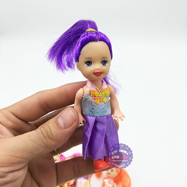 Đồ chơi 6 bé búp bê baby bằng nhựa - Đồ chơi búp bê cho bé gái