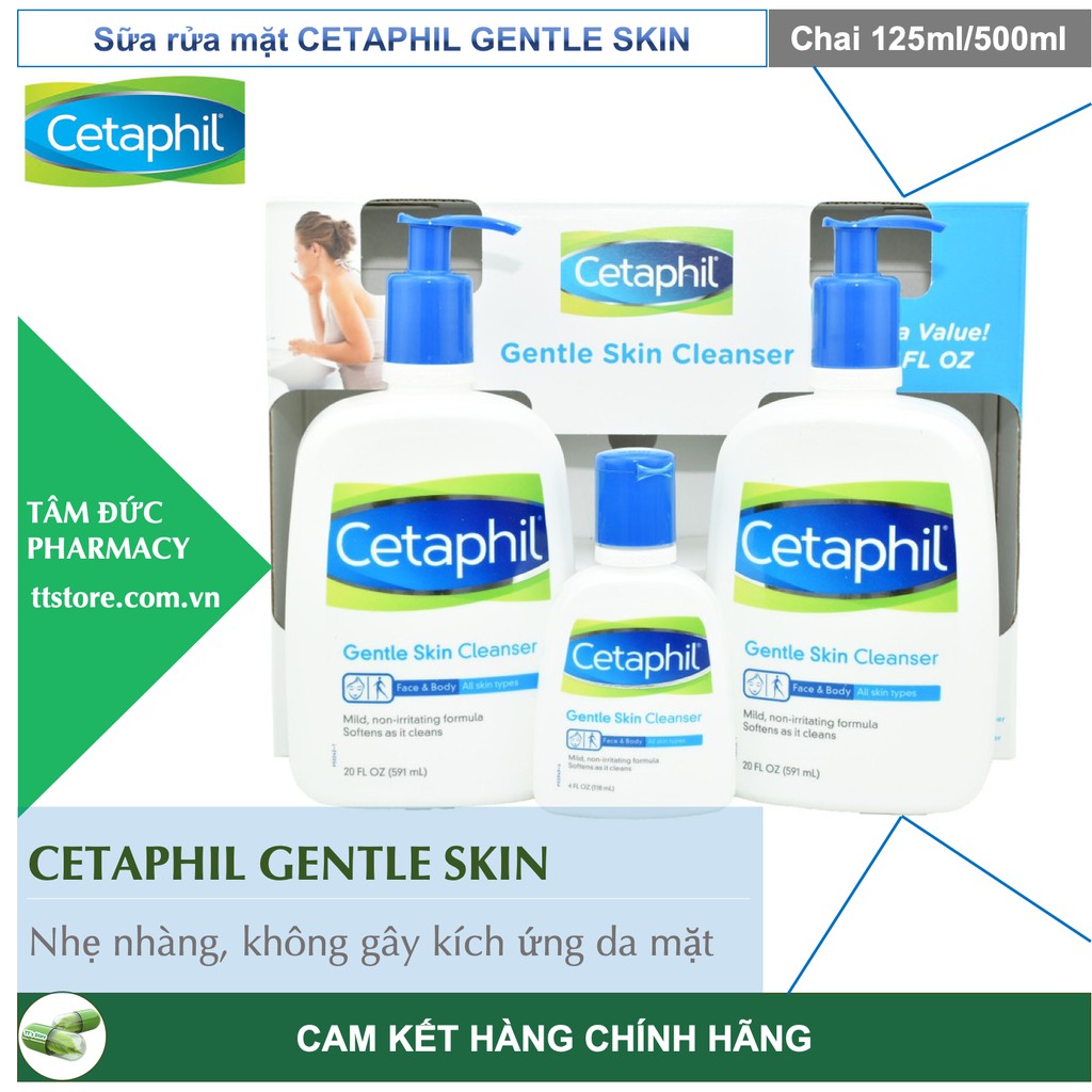 CETAPHIL Gentle Skin Cleanser - Sữa Rửa Mặt Dịu nhẹ cho mọi loại da