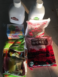 Sét làm trà sữa