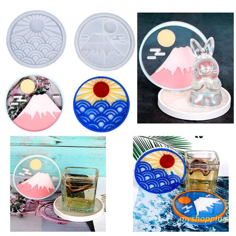 Khuôn silicone làm đế lót ly DIY tiện dụng