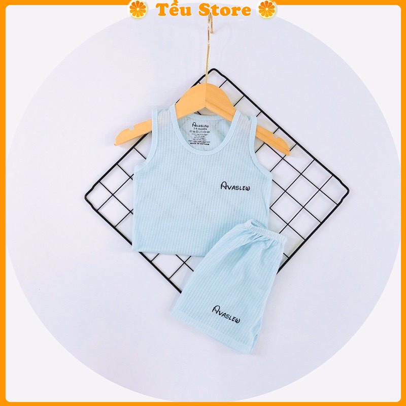 Bộ ba lỗ cho bé trai bé gái YOOKIDS chất cotton sợi tre nhẹ mát thút mồ hôi cực tốt cho bé 1 2 3 4 tuổi