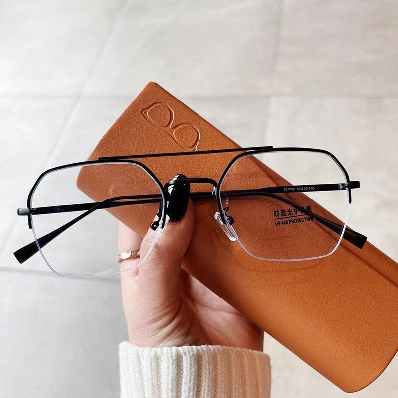 Mắt Kính Đọc Sách Chống Bức Xạ Có Thể Thay Thế Tròng Kính Tiện Dụng