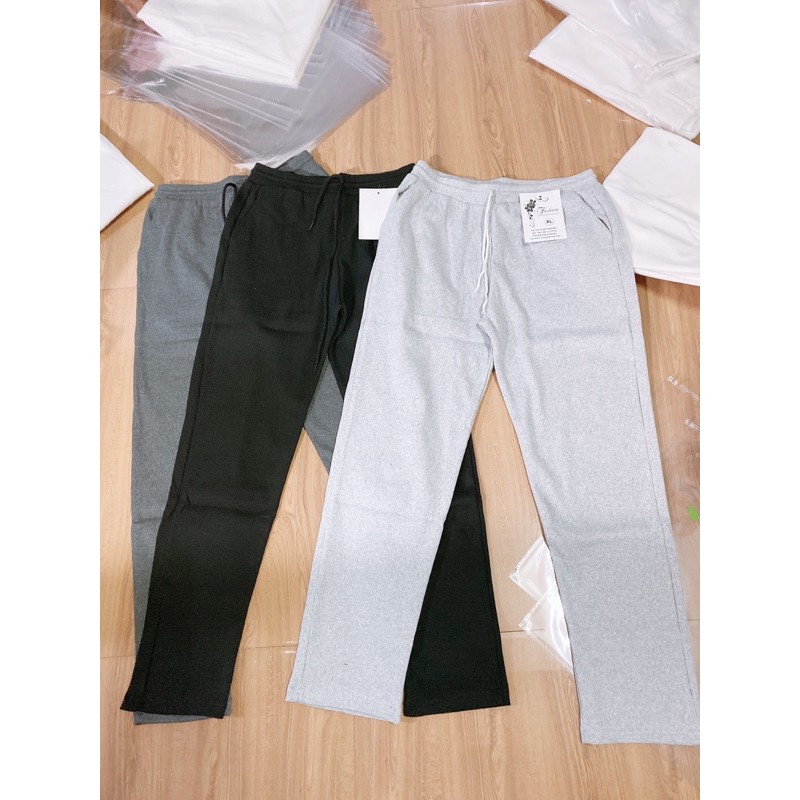 Quần Baggy Len Tăm Cạp Chun co giãn dày đẹp