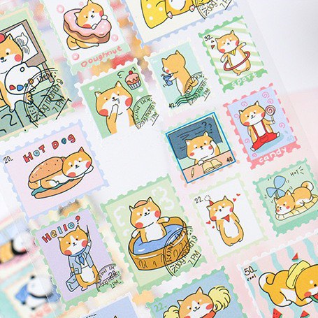 Sticker tem hình thú ngộ nghĩnh (ST21)