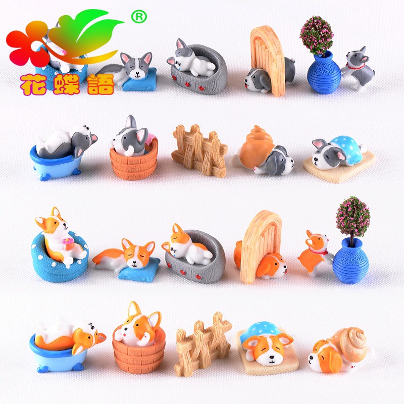 Charm (C185) slime/ Dụng Cụ Charm Trang Trí Hình Cún 3D (Inbox Shop lấy Màu lông Cún)