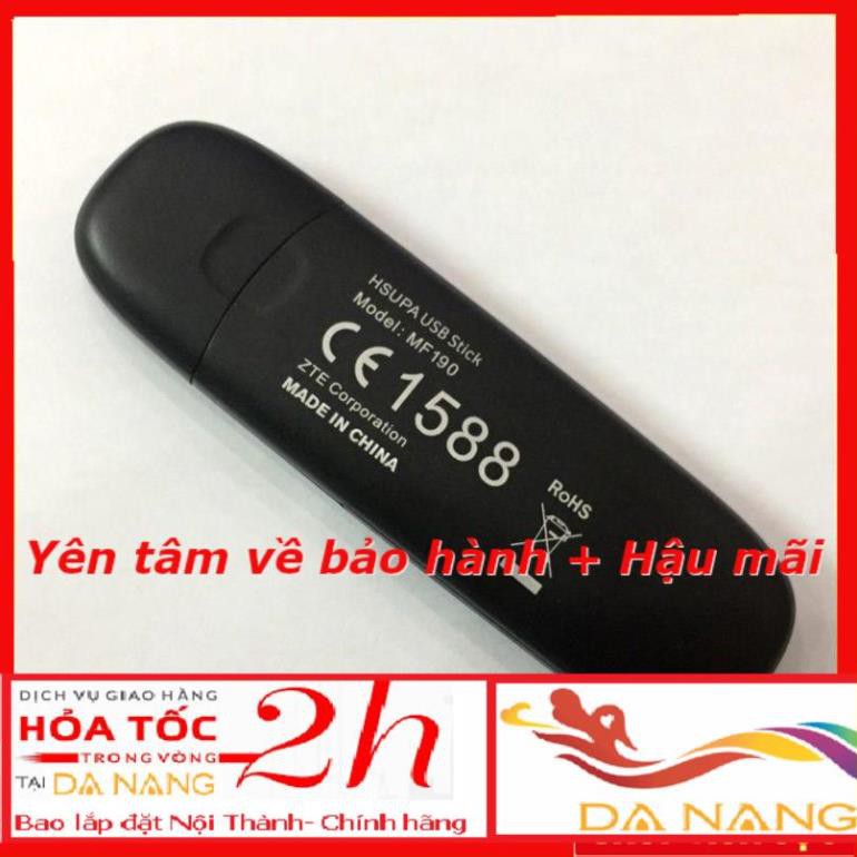 --sale000 **TRỢ GIÁ 2021** USB 3G/4G MF190 đa mạng ZTE COMVIQ