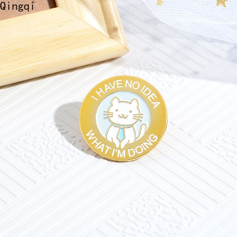 Ghim cài áo MISS ZOE họa tiết mèo hoạt hình ngộ nghĩnh đáng yêu