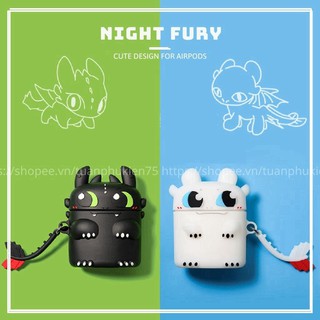 Airpod Case ⚡ Freeship ⚡ BÍ KÍP LUYỆN RỒNG Case Tai Nghe Không Dây Airpod 1/ 2/ i11/ i12/ Pro-