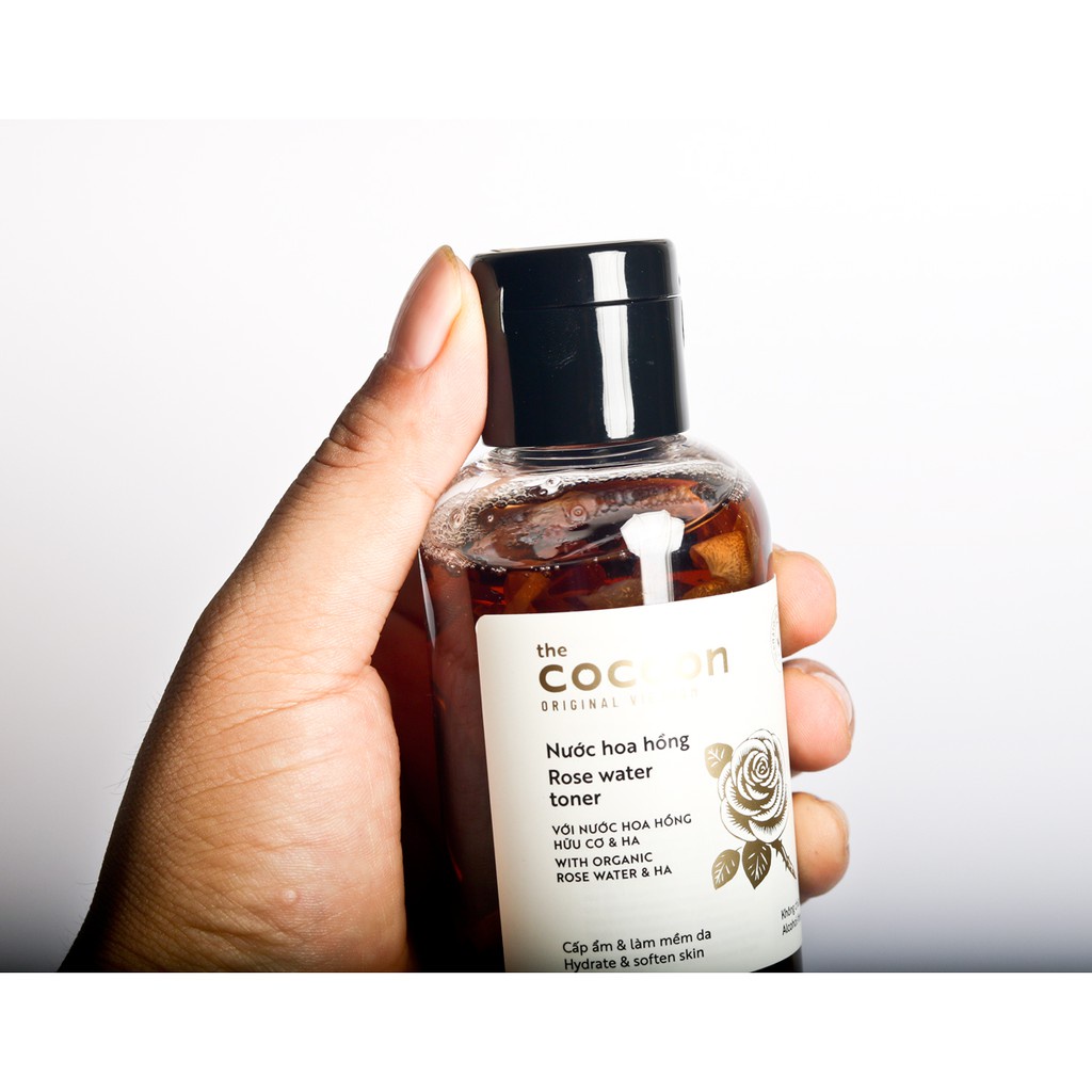 Combo Toner hoa hồng cocoon 140ml + mặt nạ hoa hồng cocoon 30ml