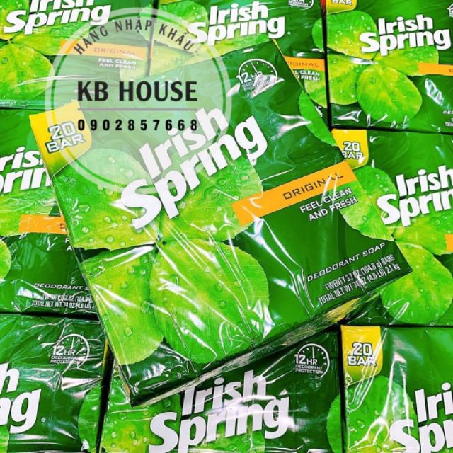 Xà bông cục Irish Spring