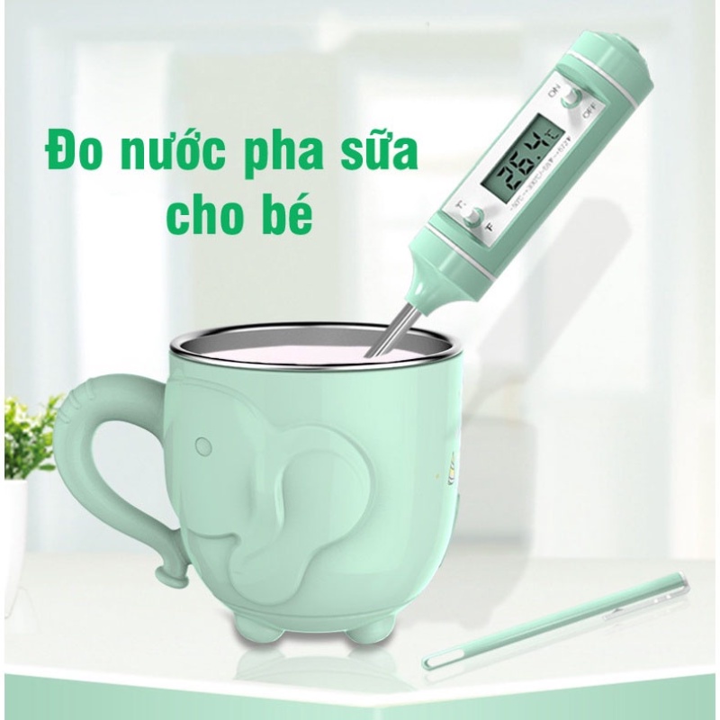 [HCM]Nhiệt kế điện tử đo nước pha sữa cho bé Misuta đo nhiệt độ nước sữa và thức ăn-MY-MST0755