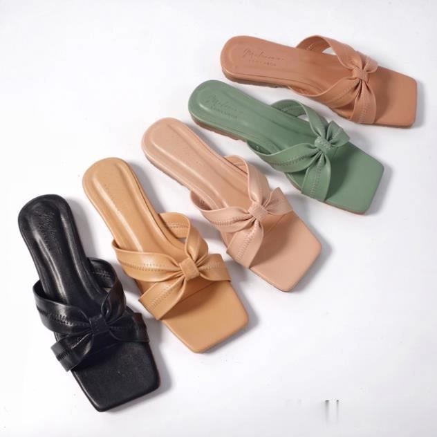 DÉP NỮ CHÉO NƠ VIỀN CHỈ DL35 💥FREESHIP 50K💥-DD-0218
