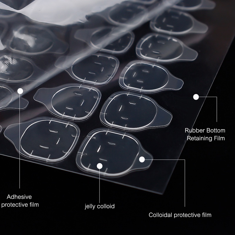 Set 24 Miếng Dán Hai Mặt Trang Trí Móng Nghệ Thuật Chống Thấm Nước