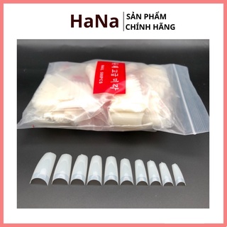 Móng nối Hàn phom vuông Túi 500 móng đủ size