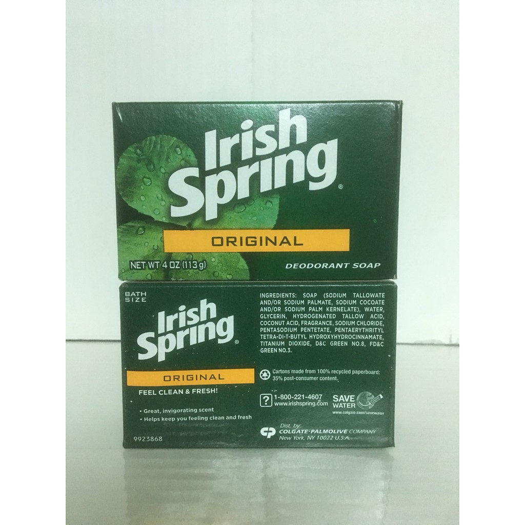 Combo 6 Cục Xà Phòng Diệt Khuẩn Irish Spring 104,8gr – Mỹ