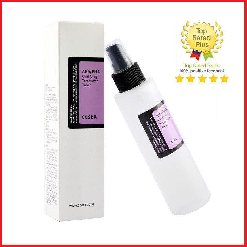 Nước Hoa Hồng Cosrx AHA BHA Clarifying Treatment Toner Chính Hãng 150ml