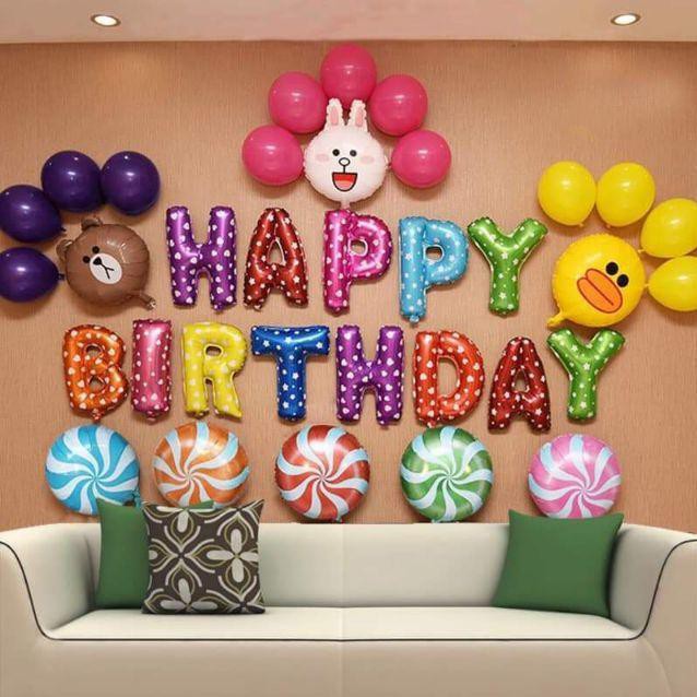 Sét bóng trang trí sinh nhật