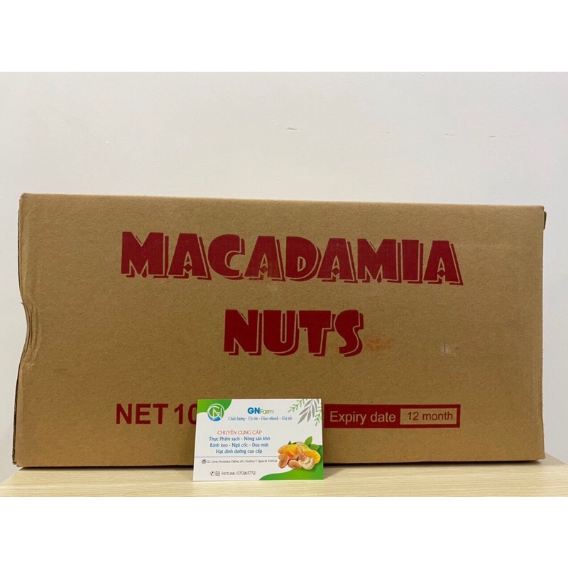 Macca Úc Nứt Vỏ Nhập Khẩu Size To Nhân Mập Giòn Chất Lượng Trên Từng Hạt - Túi 500g/1kg