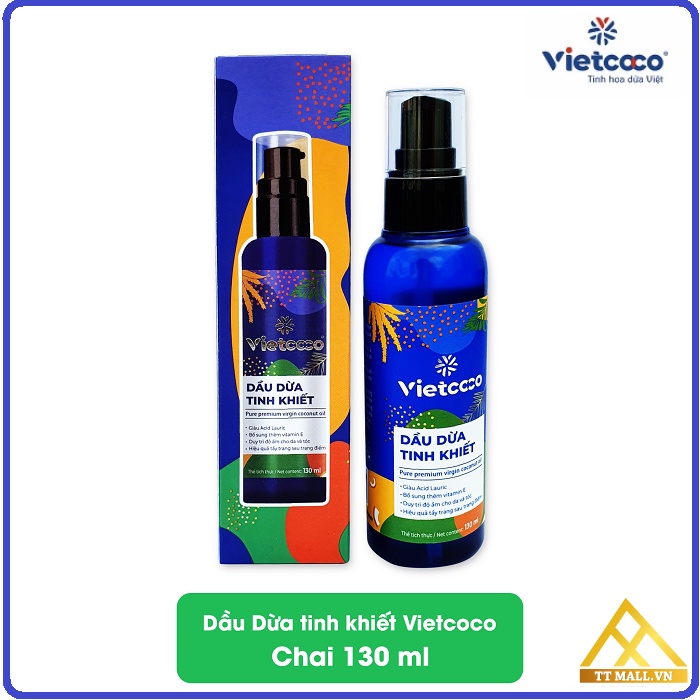 [Chai Xịt] Dầu Dừa Tinh Khiết Vietcoco 130ml