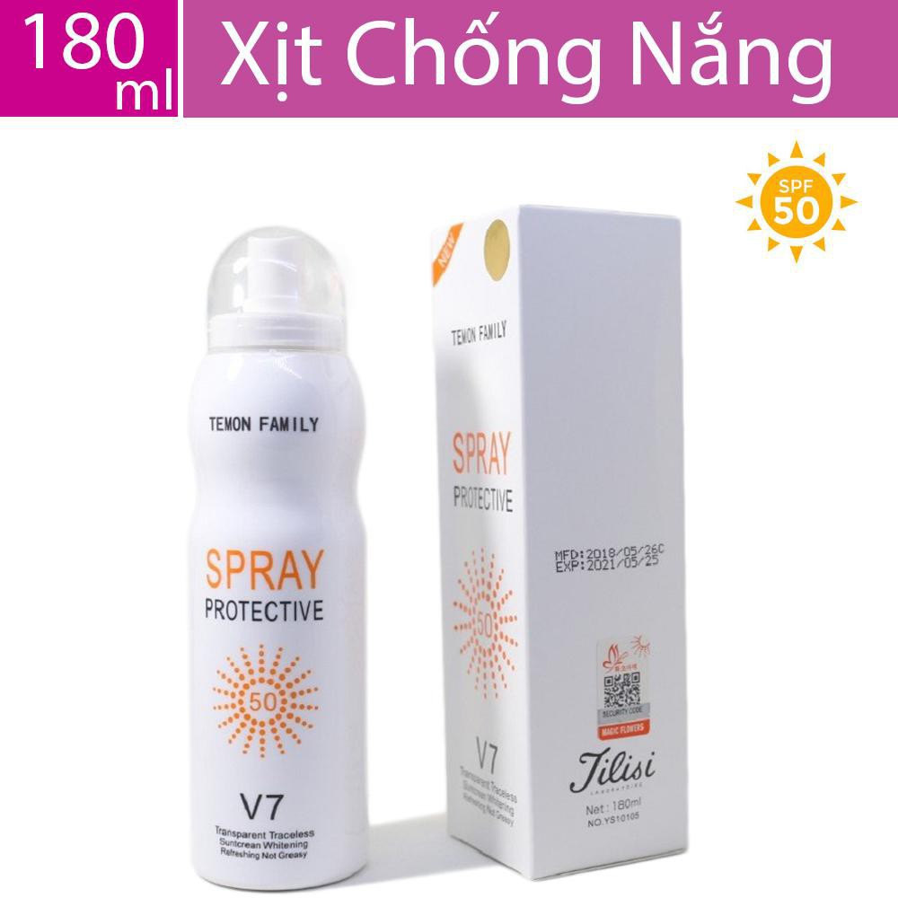 Xịt chống nắng Hàn Quốc Spray Protective V7