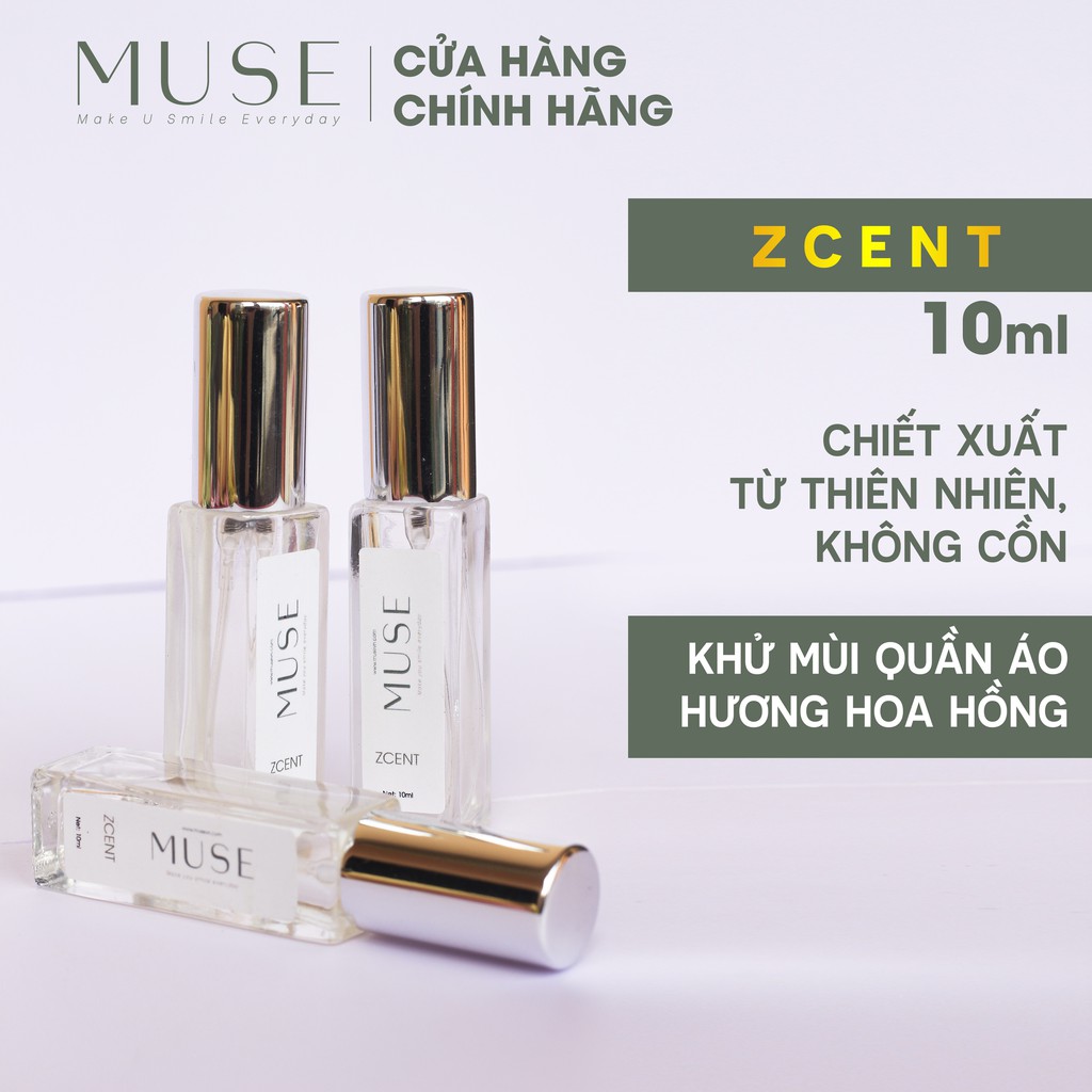 Xịt khử mùi hôi nách, hôi chân MUSE, [Tặng khử mùi quần áo MUSE ZCENT 10ml ] thiên nhiên, lành tính, hiệu quả tức thời [ | BigBuy360 - bigbuy360.vn