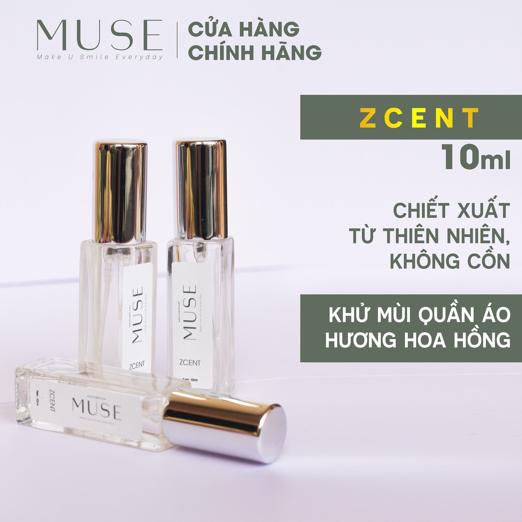 Xịt khử mùi hôi nách, hôi chân MUSE, Công nghệ bọc mùi phân tử, thiên nhiên, lành tính, hiệu quả tức thời