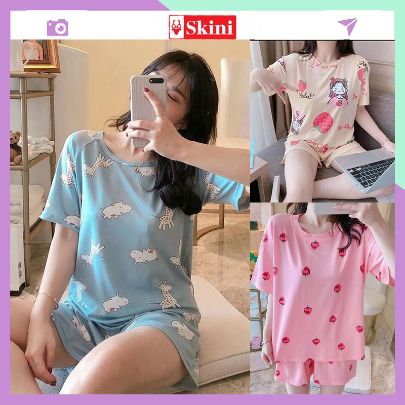 Bộ Đồ Ngủ pijama nữ mặc nhà hoạt hình cute_BN44 | BigBuy360 - bigbuy360.vn