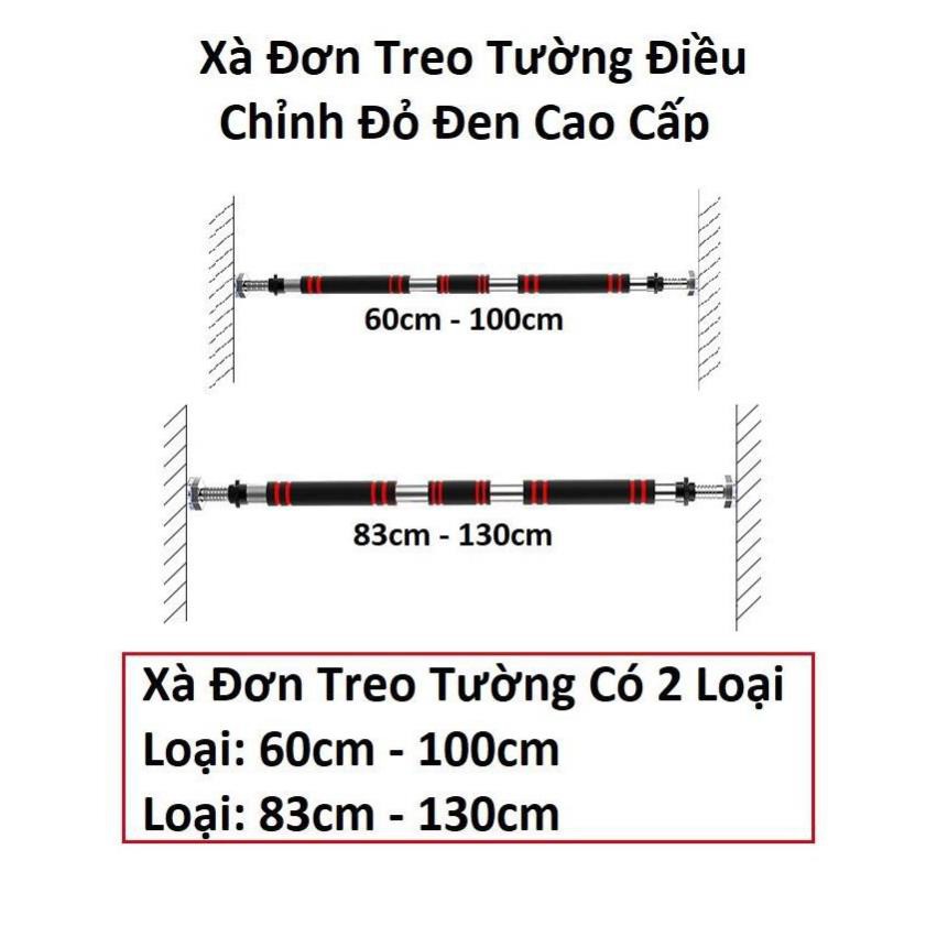 [Siêu Tiện Dụng] Xà Đơn Gắn Cửa, Treo Tường 2 Kích Thước, Dụng Cụ Tập Cơ Bụng, Tập Gym Tại Nhà Đa Năng