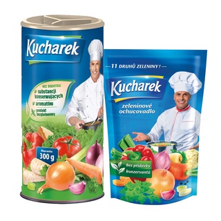 Hạt nêm từ cốt rau củ quả hữu cơ kucharek đức - hộp 300gr - gói 200g