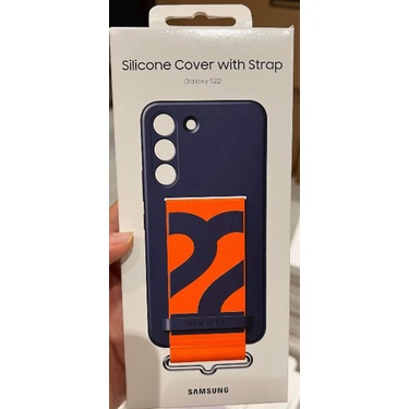 Ốp Lưng Silicone With Strap Cho Điện Thoại Samsung Galaxy S22 / S22+ / S22 Ultra - Hàng Chính Hãng Nguyên Seal