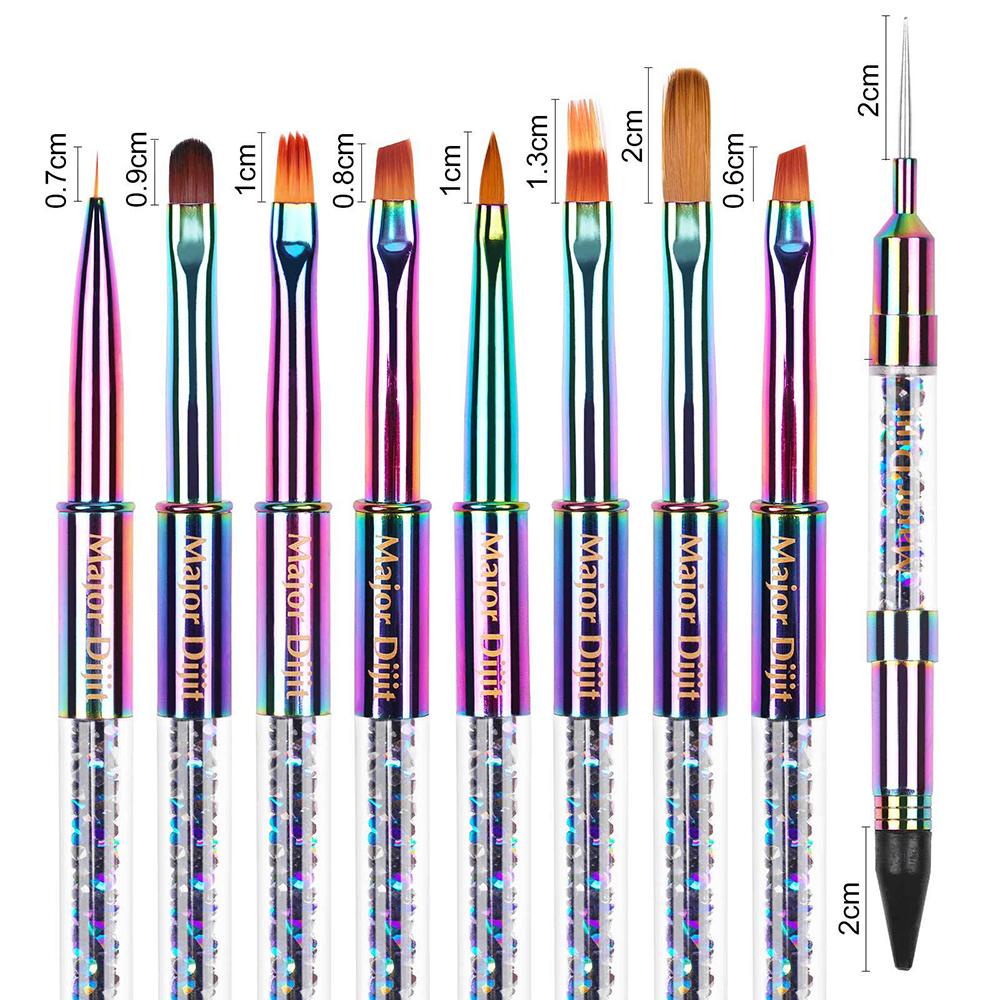 Cọ Vẽ Móng Tay Acrylic Chuyên Nghiệp Màu Gradient