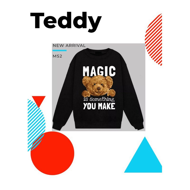 [Sale bung nóc] Áo Sweater Gấu Teddy phiên bản mới cực ngầu | Giá ưu đãi | BigBuy360 - bigbuy360.vn
