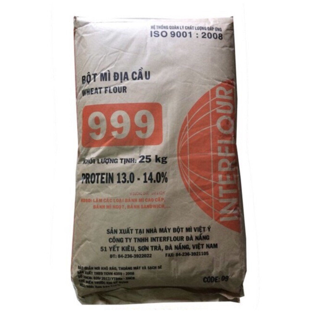 Bột mỳ địa cầu 999 - Bao 25kg