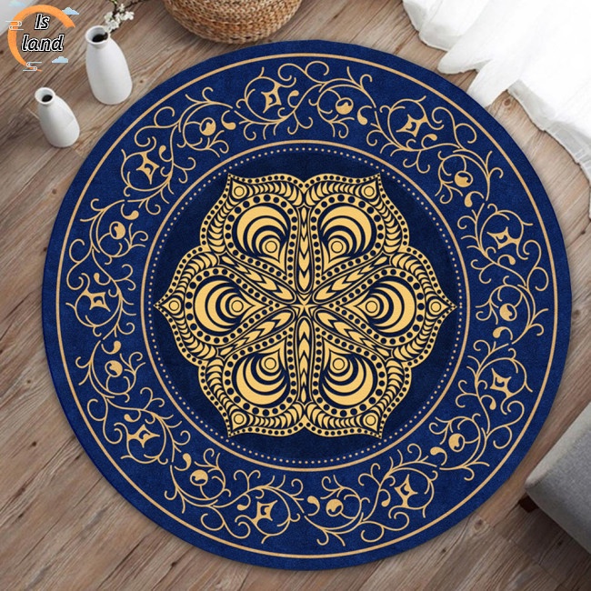 Thảm Tròn Chống Trượt Thời Trang 40CM Trang Trí Nhà Cửa/Phòng Ngủ