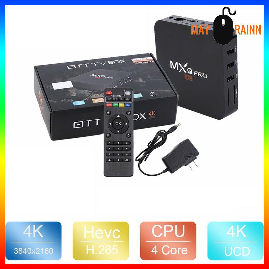 Tv Box Mxq-Pro 8 + 128g Rk3229 Android 7.1 Smart Tv Box Và Phụ Kiện
