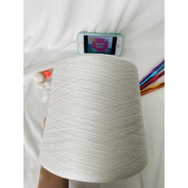 Sợi Visco 100% - Sợi chập 4_Cỡ sợi 0.6mm - 0.8mm