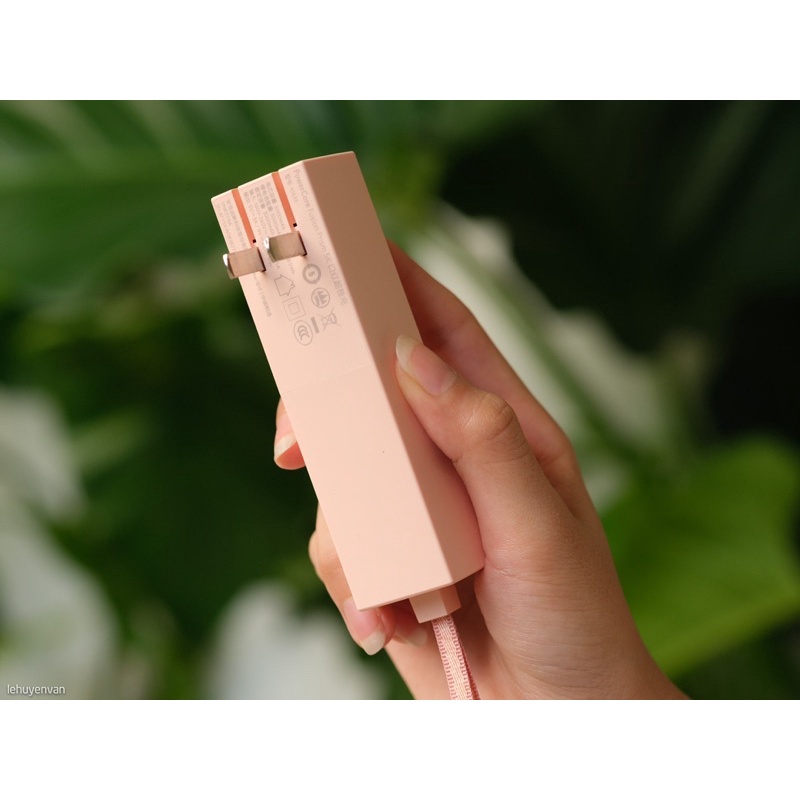 [CHÍNH HÃNG ANKER] Pin dự phòng 5000mah kiêm sạc tường Anker Powercore Fusion Prism 2 màu đen hồng