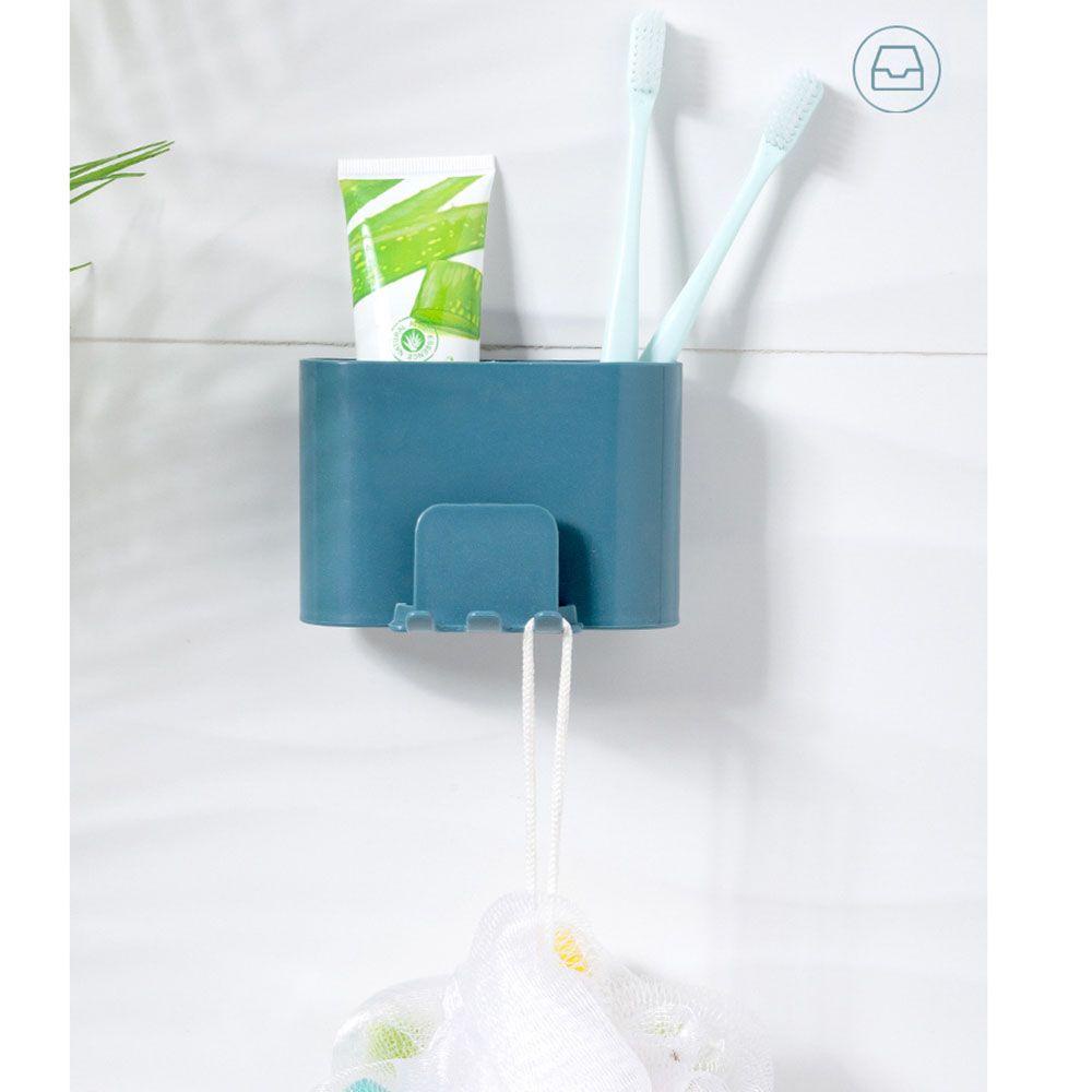 Giá Đỡ Bàn Chải Đánh Răng / Cốc Súc Miệng Gắn Tường Tiện Dụng Cho Phòng Tắm