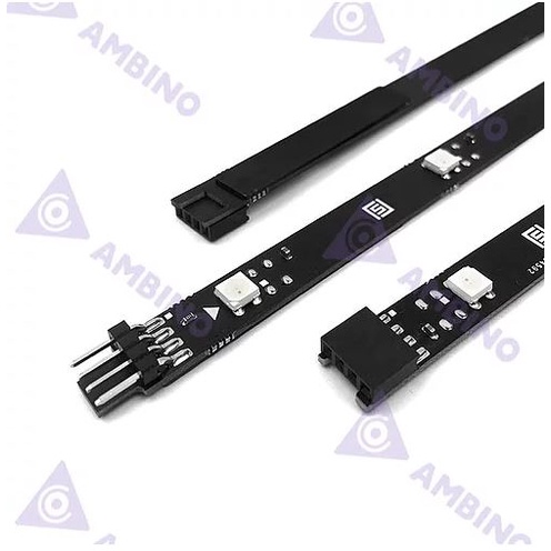 Bộ LED dán chiếu sáng sau màn hình dành cho tivi 23 - 27 inch hàng chính hãng Ambino Basic