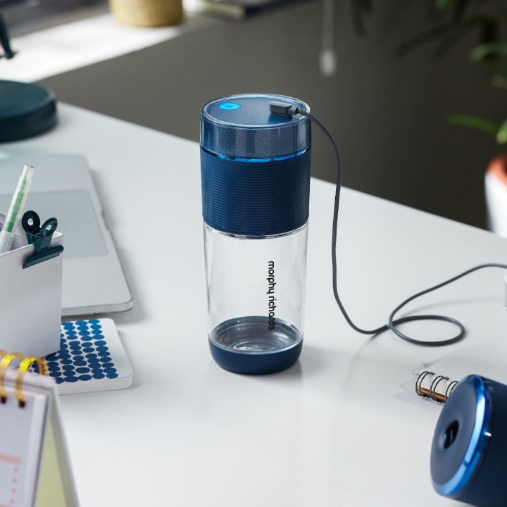 Máy xay sinh tố tạo ga cầm tay Morphy Richards MR9801 1200mAh 260ml - Hàng Nhập Khẩu