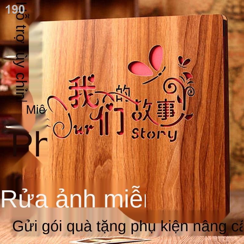 [Mới nhất ]Tự làm bằng gỗ album ảnh handmade dán quà tặng cặp đôi kỷ niệm sinh nhật bé bất ngờ tình yêu lãng mạn