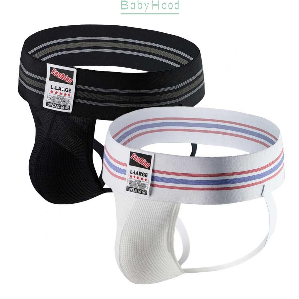 Mens Sexy Jock Strap Underwear Mesh Breathable Brief Sports Thongs Pouch Panties#BBHOOD