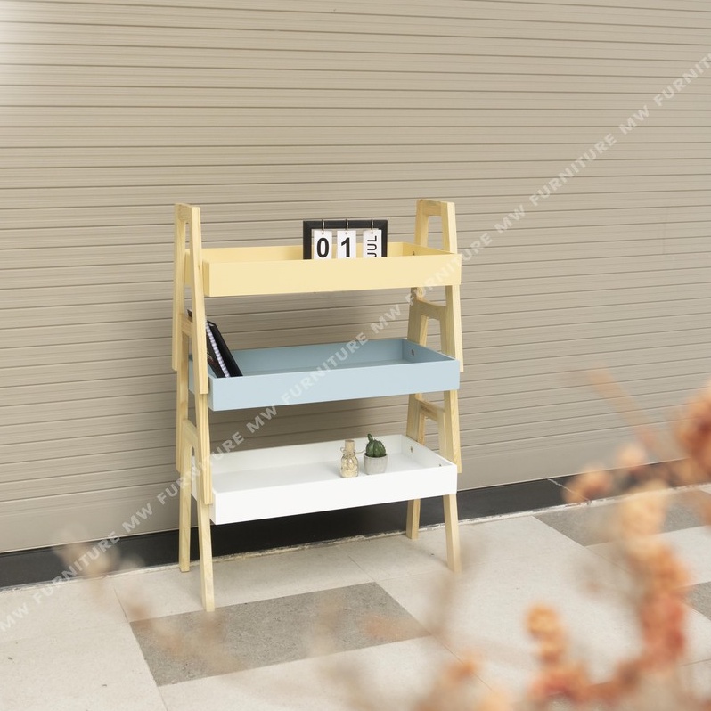 Combo 3 kệ gỗ trang trí đa năng hàn quốc thương hiệu MW FURNITURE - Nội thất căn hộ