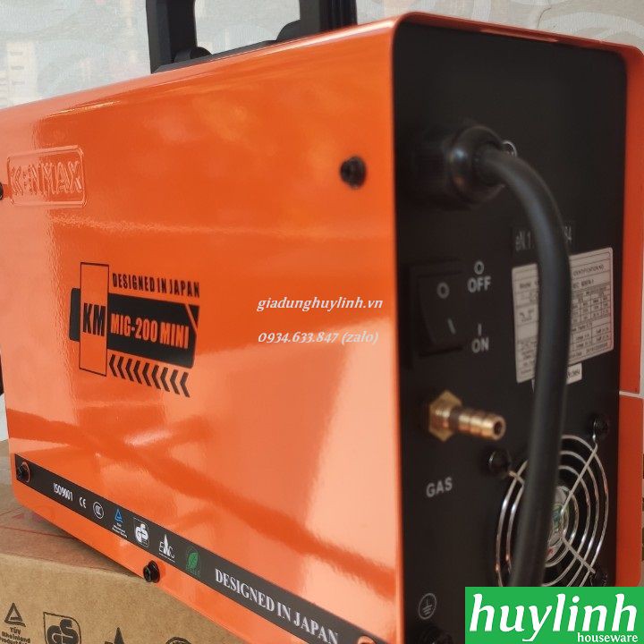 Máy hàn 3 chức năng Kenmax MIG 200 mini - Tặng kèm 1 cuộn hàn 1kg [Hàn que - hàn MIG có và không khí]