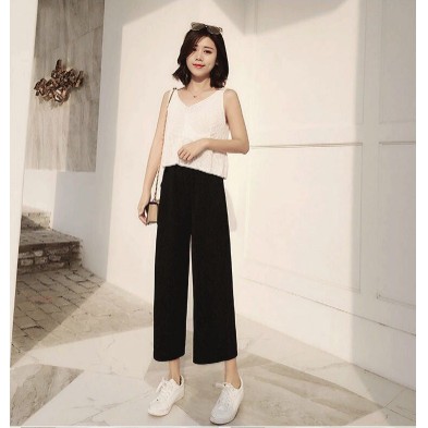 Quần Ống Rộng Nữ Dáng Nhật Chất Đẹp (kèm ảnh thật) | BigBuy360 - bigbuy360.vn