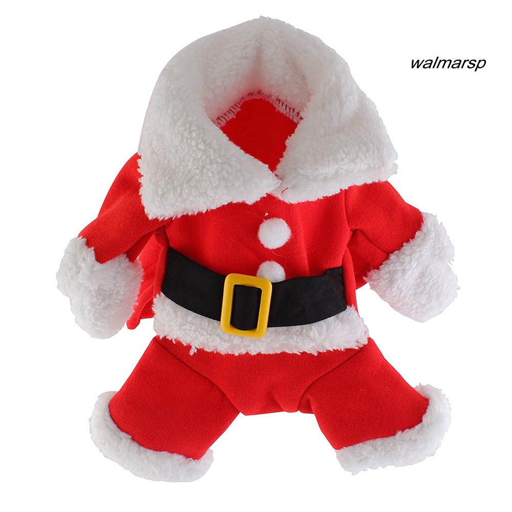 Bộ trang phục phong cách ông già Noel đáng yêu cho thú cưng dịp Giáng sinh