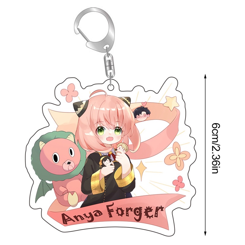 Tmdbyx Móc Khóa Acrylic In Họa Tiết Hoạt Hình Spy X Family Twilight Yor Forger Anya Forger