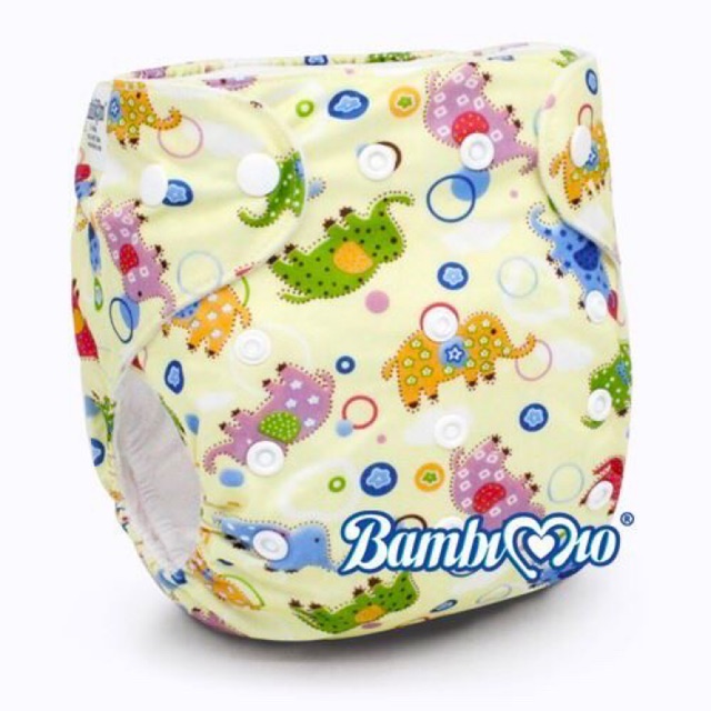 combo 4 tã vải Bambi Mio size L (ngày đêm)